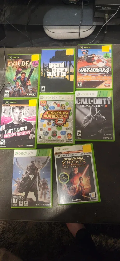 Xbox Games: Evil Dead, GTA III, Tony Hawk, Destiny +