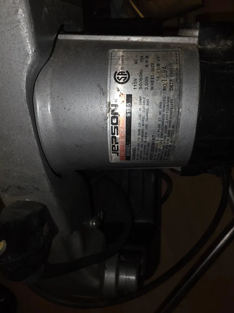 Jepson 9115 Chop Saw image indicator(2)