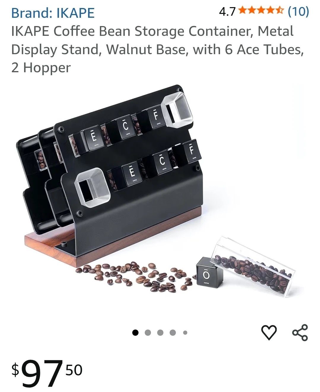 IKAPE Coffee Bean Storage Container