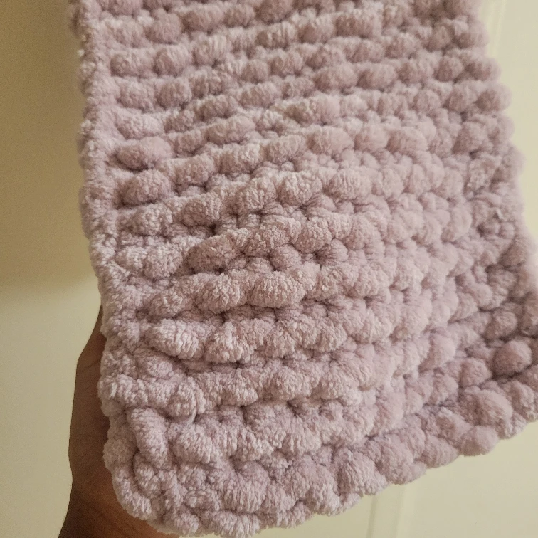 Handmade Knit Scarf - Pink