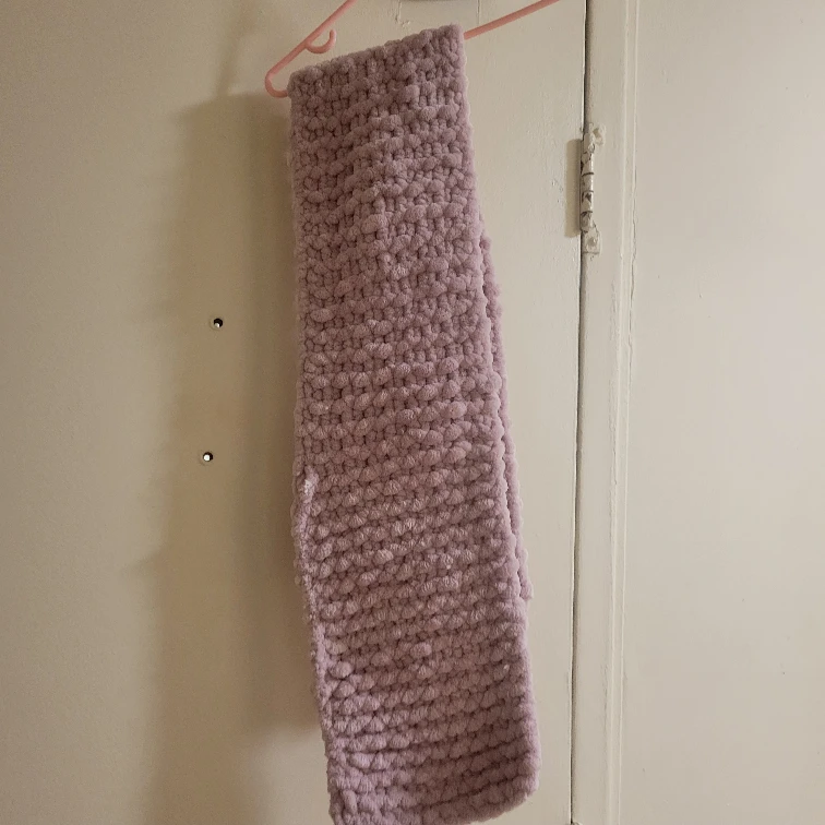 Handmade Knit Scarf - Pink - photo 2