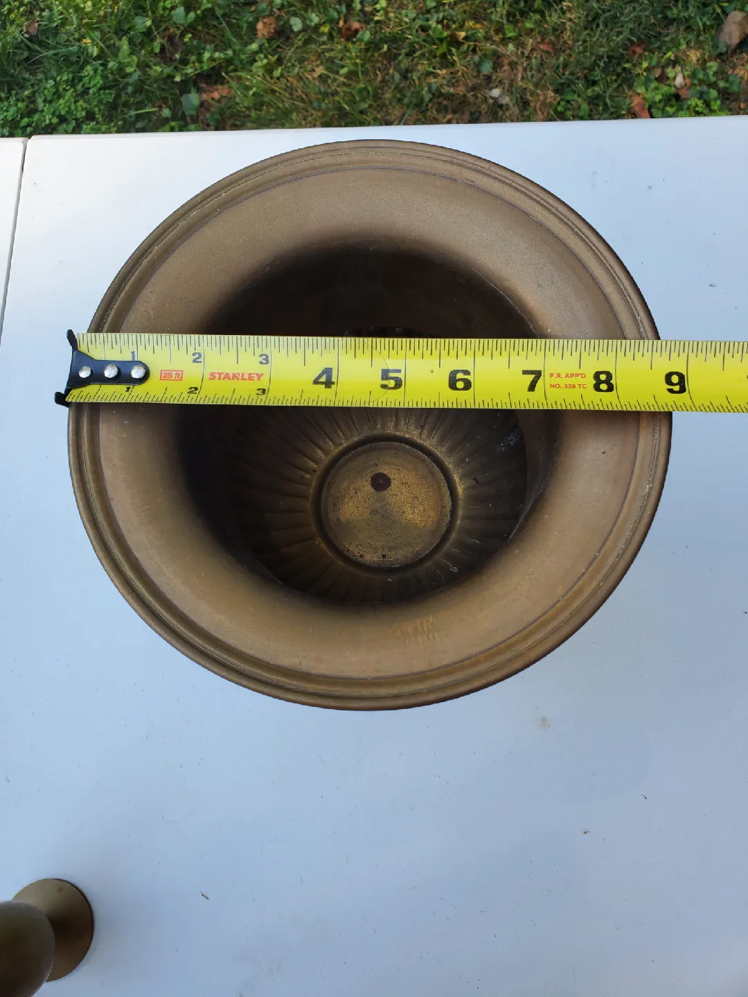 Vintage Brass Urn and Vase Set image indicator(4)