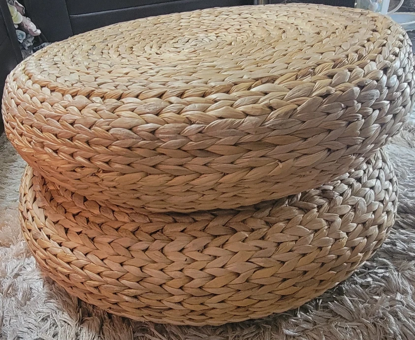 IKEA Alsedda Woven Ottoman - photo 3