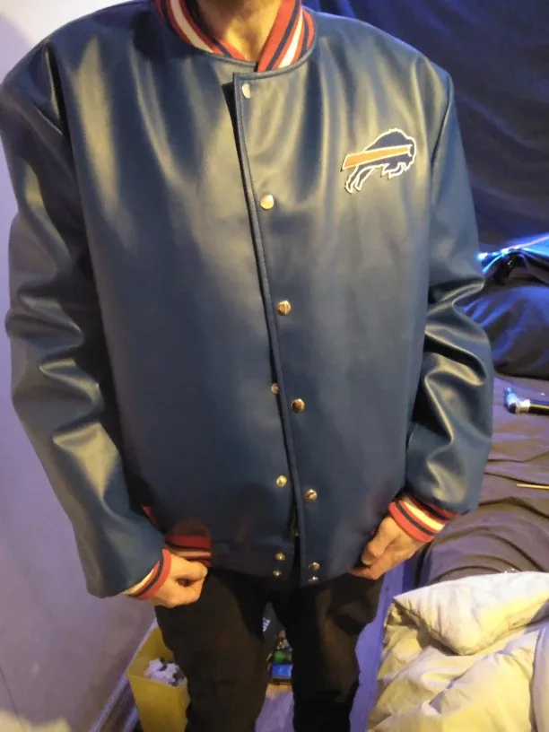 Buffalo Bills Leather Bomber Jacket