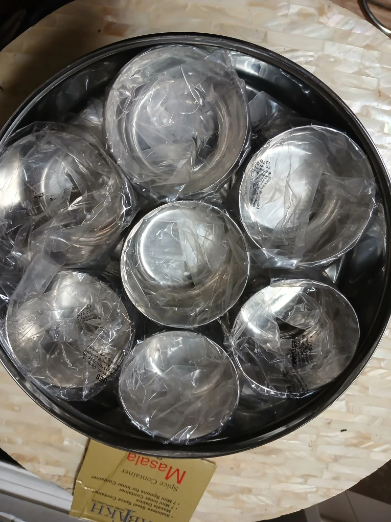 Tabakh Masala Dabba Spice Container - photo 3