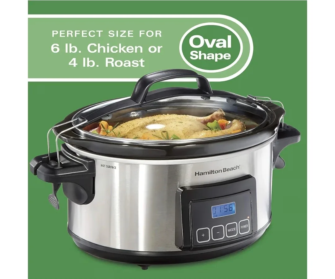 Hamilton Beach 6-Quart Slow Cooker - Like New! image indicator(3)