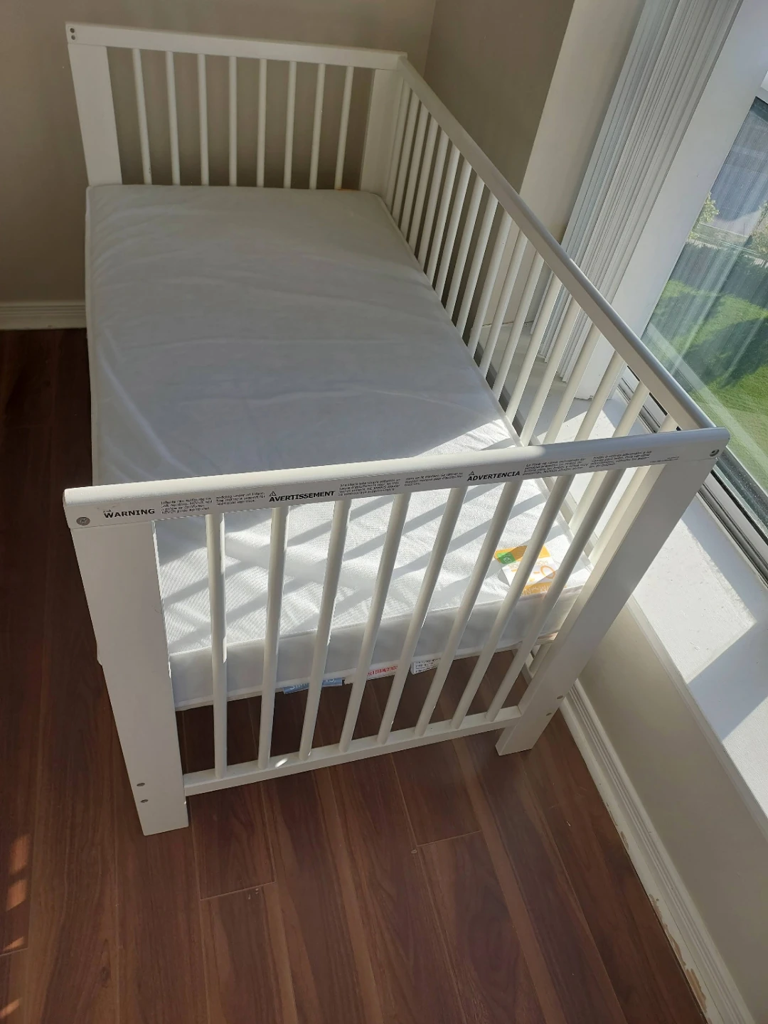 IKEA Gulliver Crib - White - photo 2