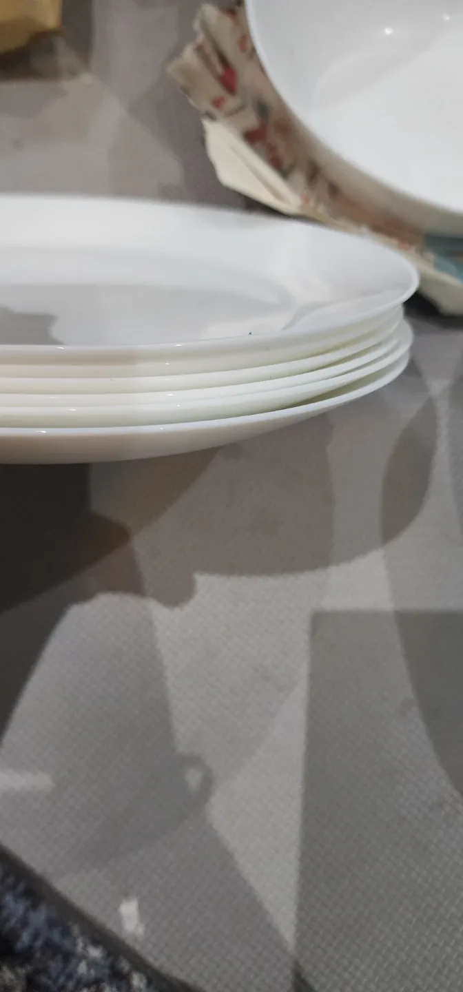 Set of 6 plates and 2 bolws image indicator(2)