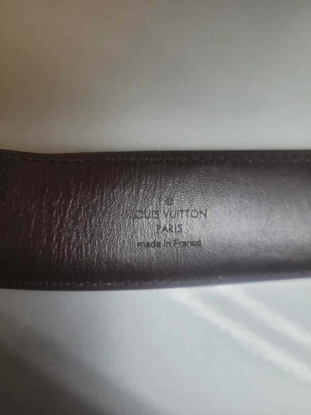 Louis Vuitton Damier Ebene Belt Size 85/34 image indicator(3)