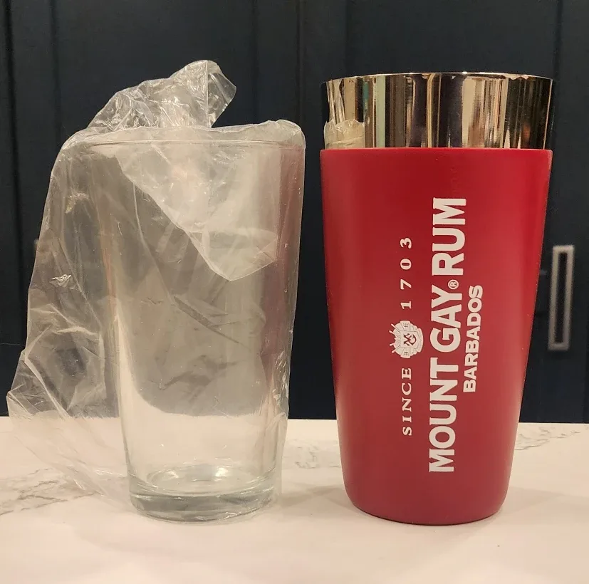 Mount Gay Rum Glass and Shaker Set