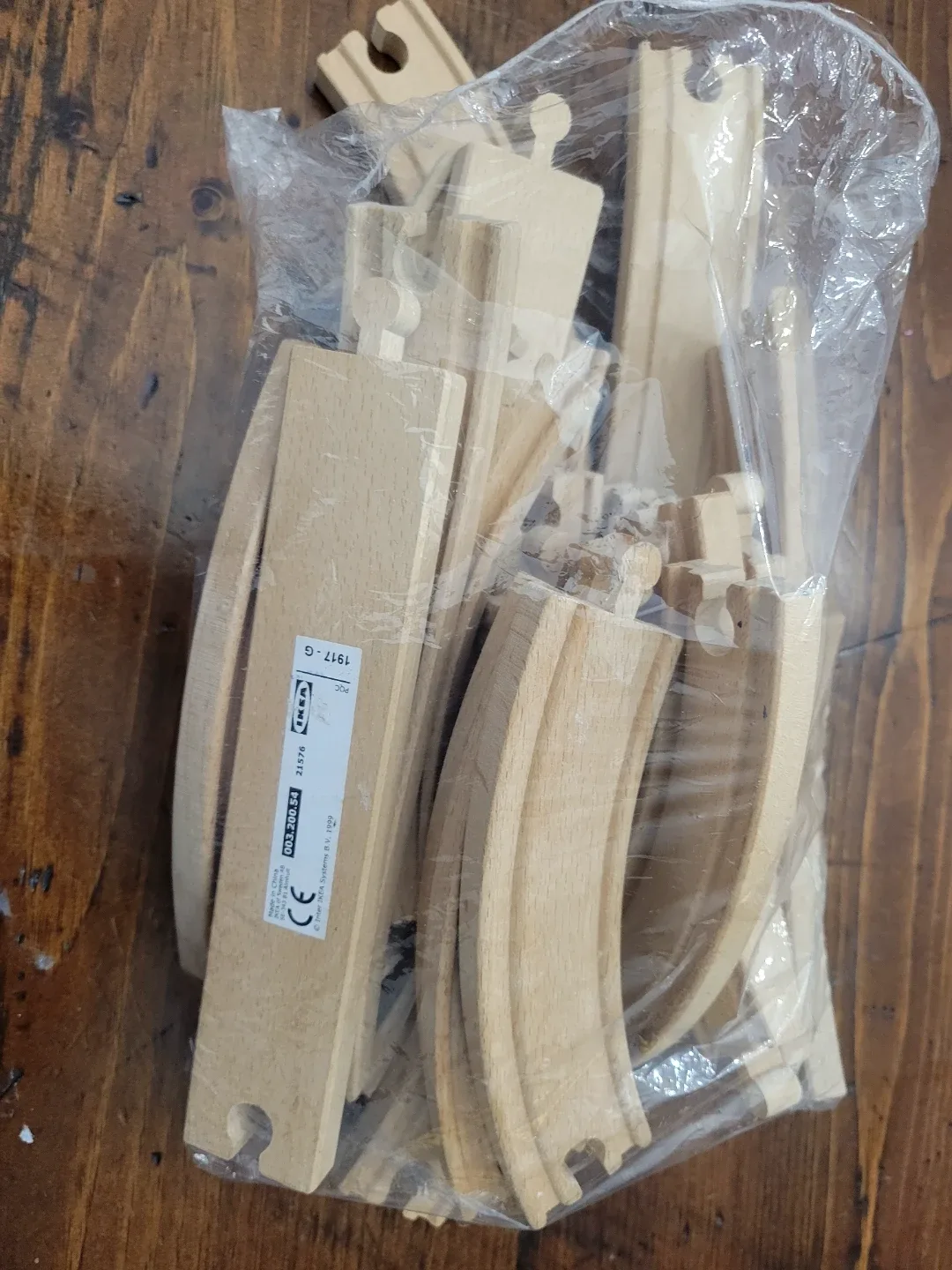 IKEA Lillabo Wooden Train Tracks - 21576 thumbnail