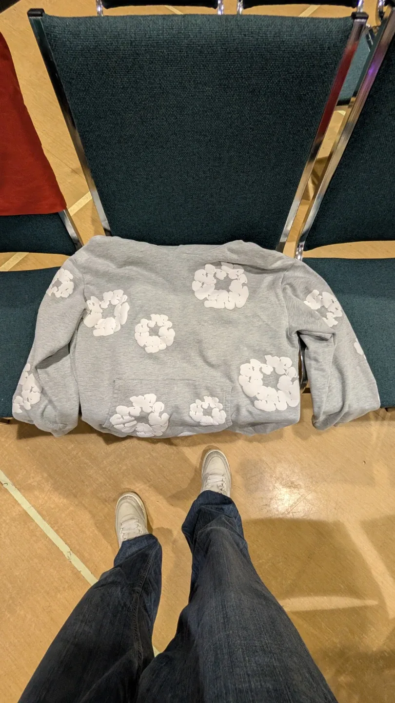 Denim tears grey and white