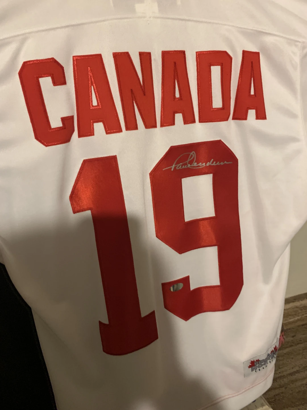 Autographed Team Canada 1972  Paul Henderson Hockey Jersey - photo 4