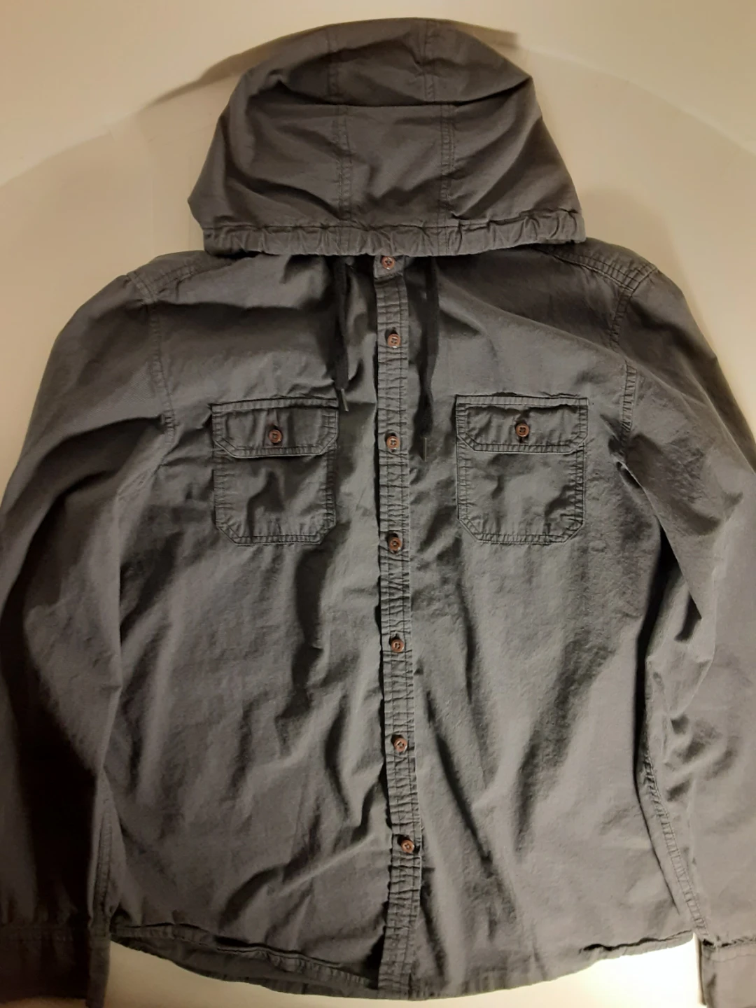 Long Sleeve Hooded Shirt | Guess - S: L/G - photo 2