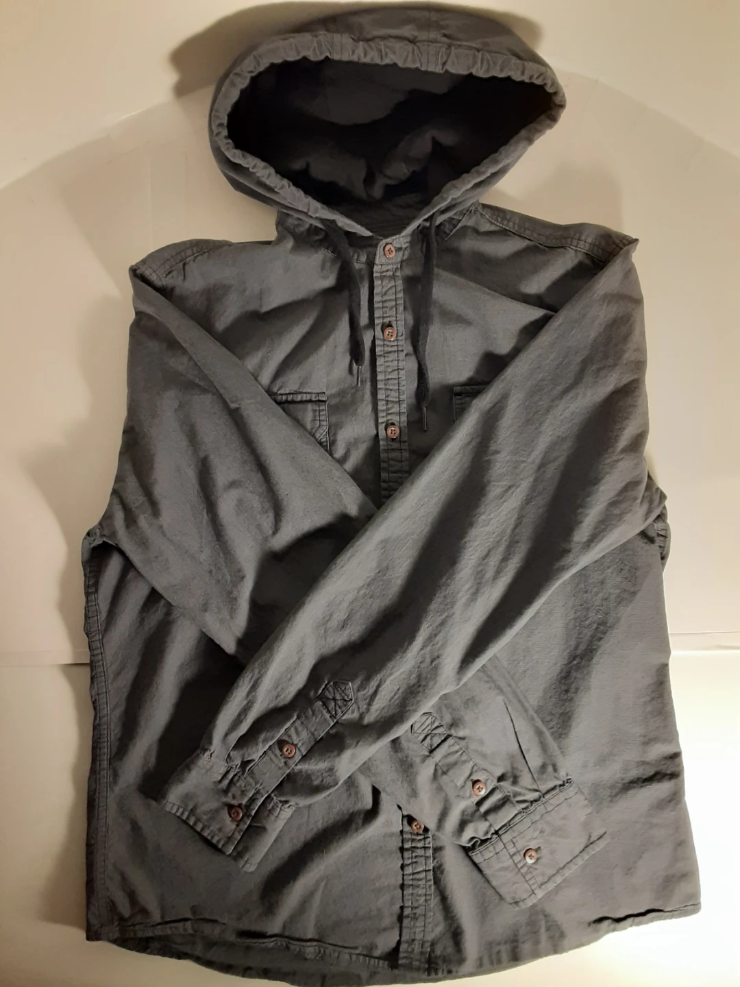 Long Sleeve Hooded Shirt | Guess - S: L/G - photo 4