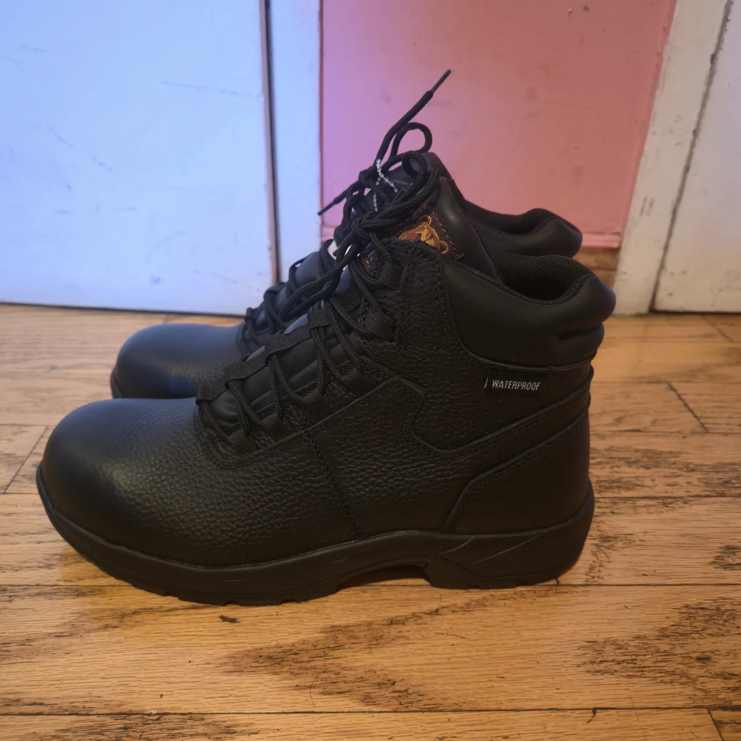 Kodiak Waterproof Black Work Boots