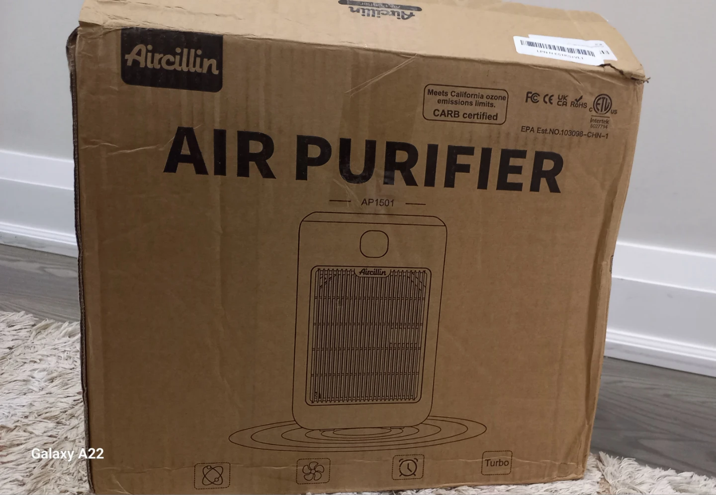 Aircillin AP1501 Air Purifier - New! - photo 4