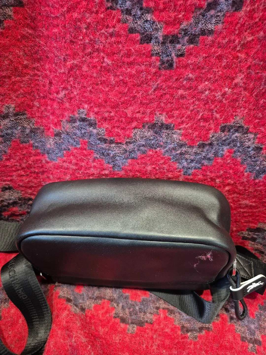 Longchamp Black Leather Crossbody Bag image indicator(3)