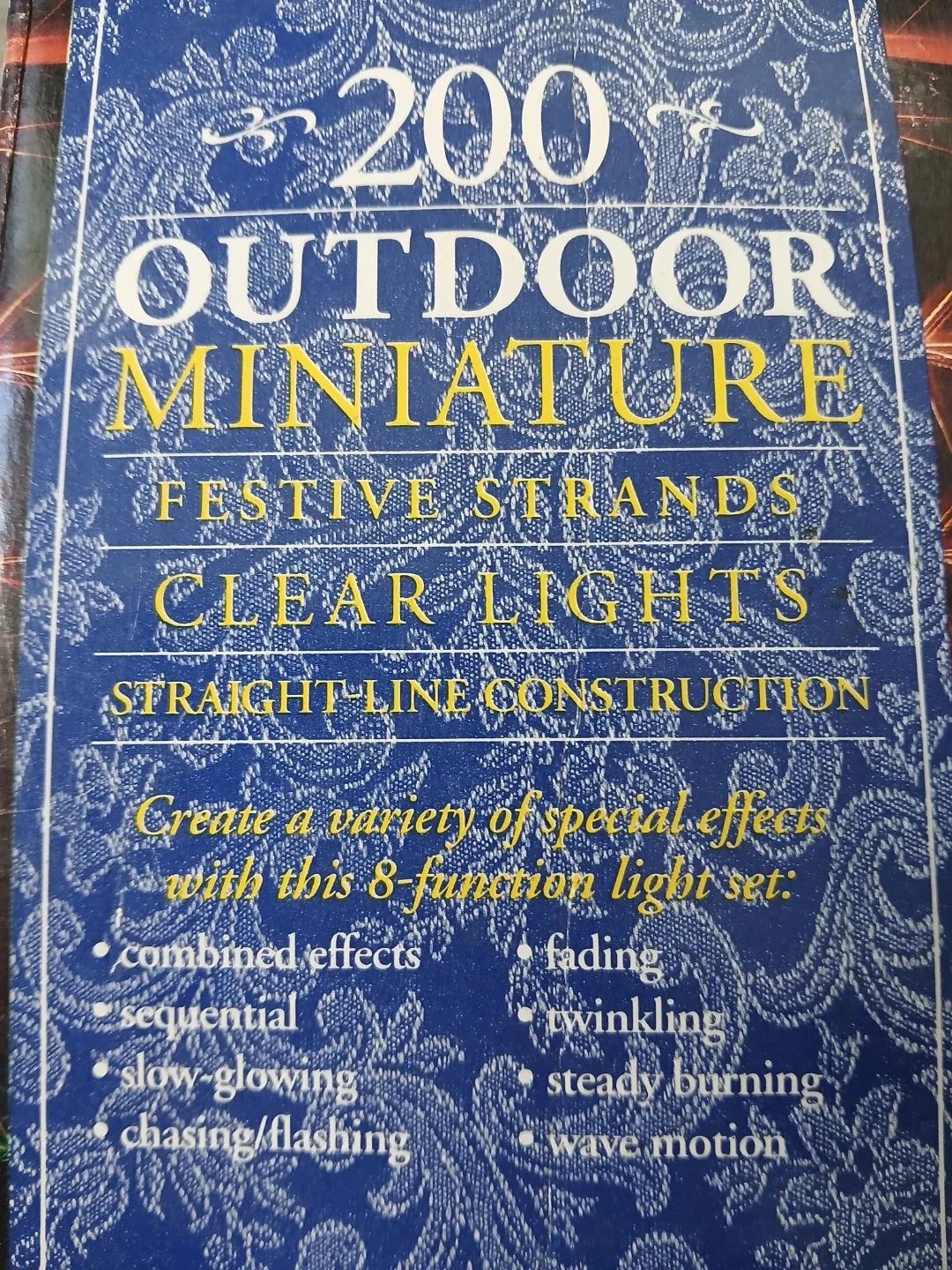 200 Outdoor String Miniature Lights - 17.5 ft. Non-negotiable. image indicator(2)