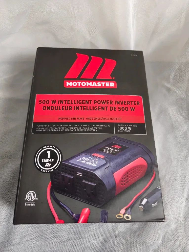 Motomaster 500W Intelligent Power Inverter - New in Box