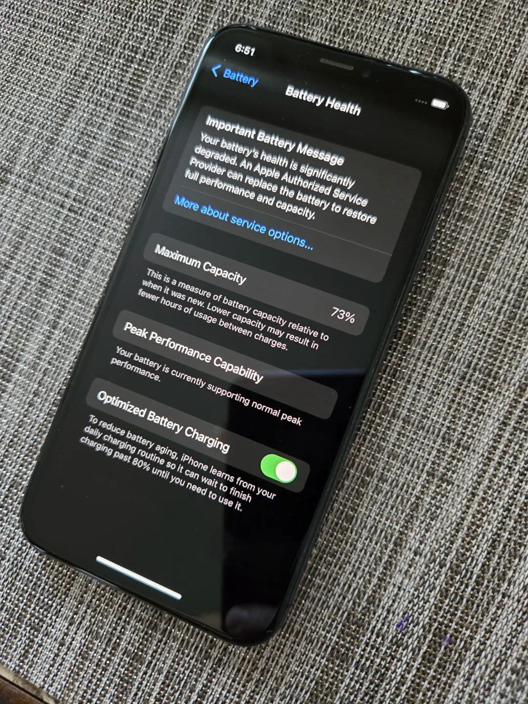 Apple iPhone X - Black 64GB image indicator(3)