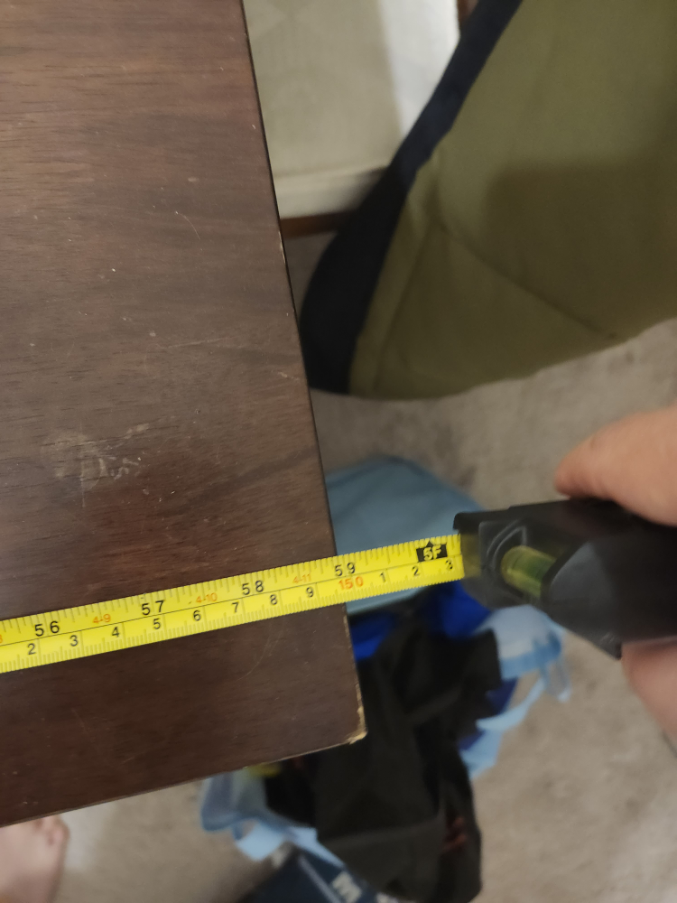 Brown Dining Table (59" x 35") - photo 2