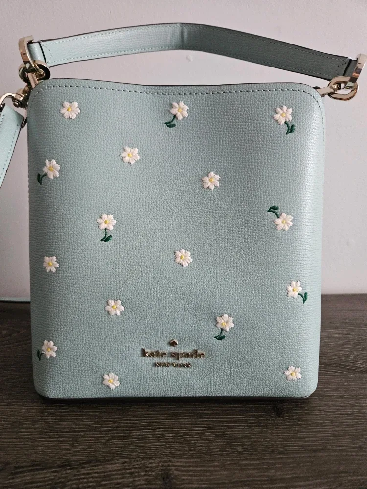 Kate Spade Bucket Bag with Daisy Embroidery