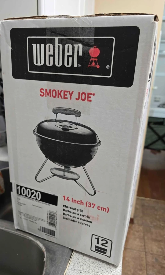 Weber Smokey Joe 14-inch Charcoal Grill - New in Box - photo 2