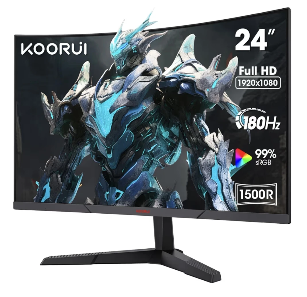 KOORUI 24" Curved Gaming Monitor - photo 3