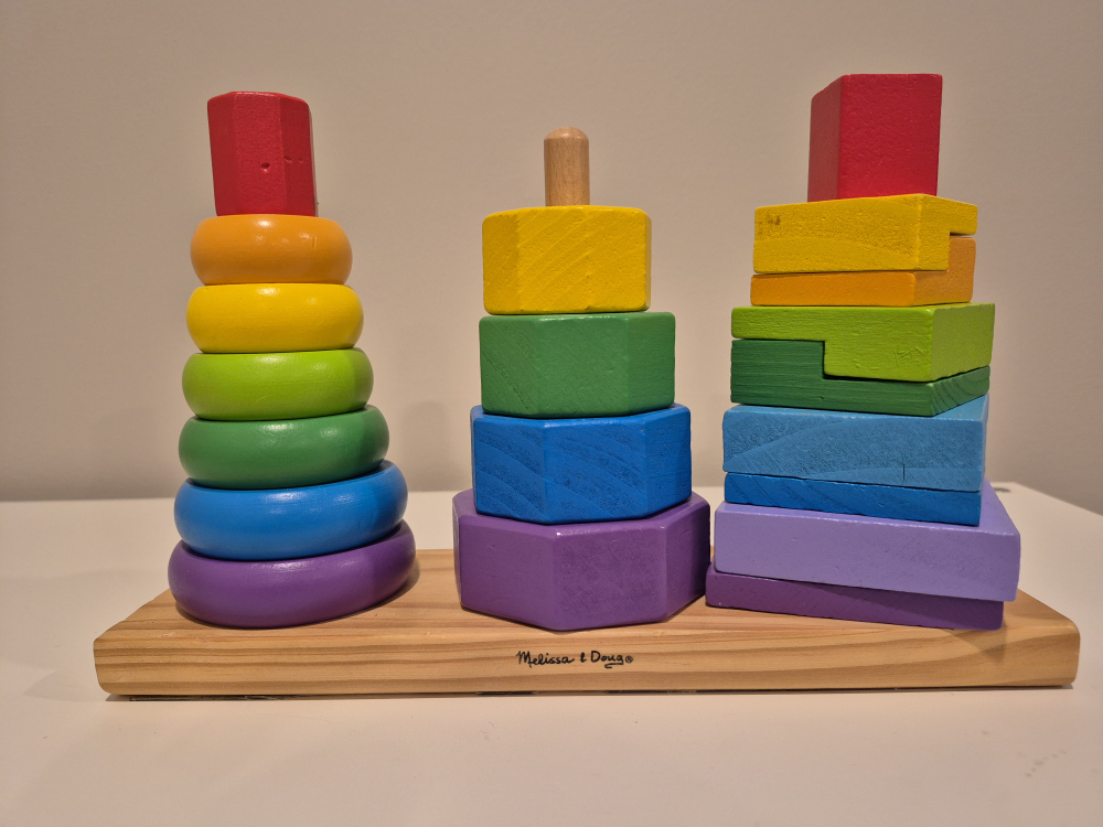 Melissa & Doug Wooden Stacking Toy