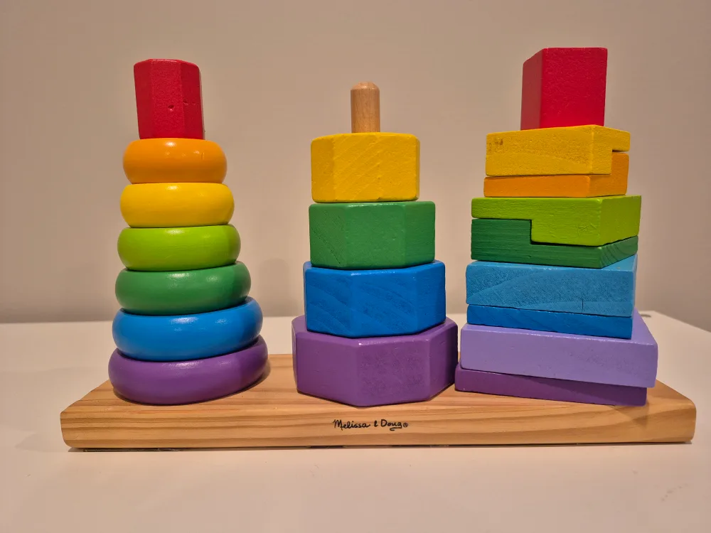 Melissa & Doug Wooden Stacking Toy