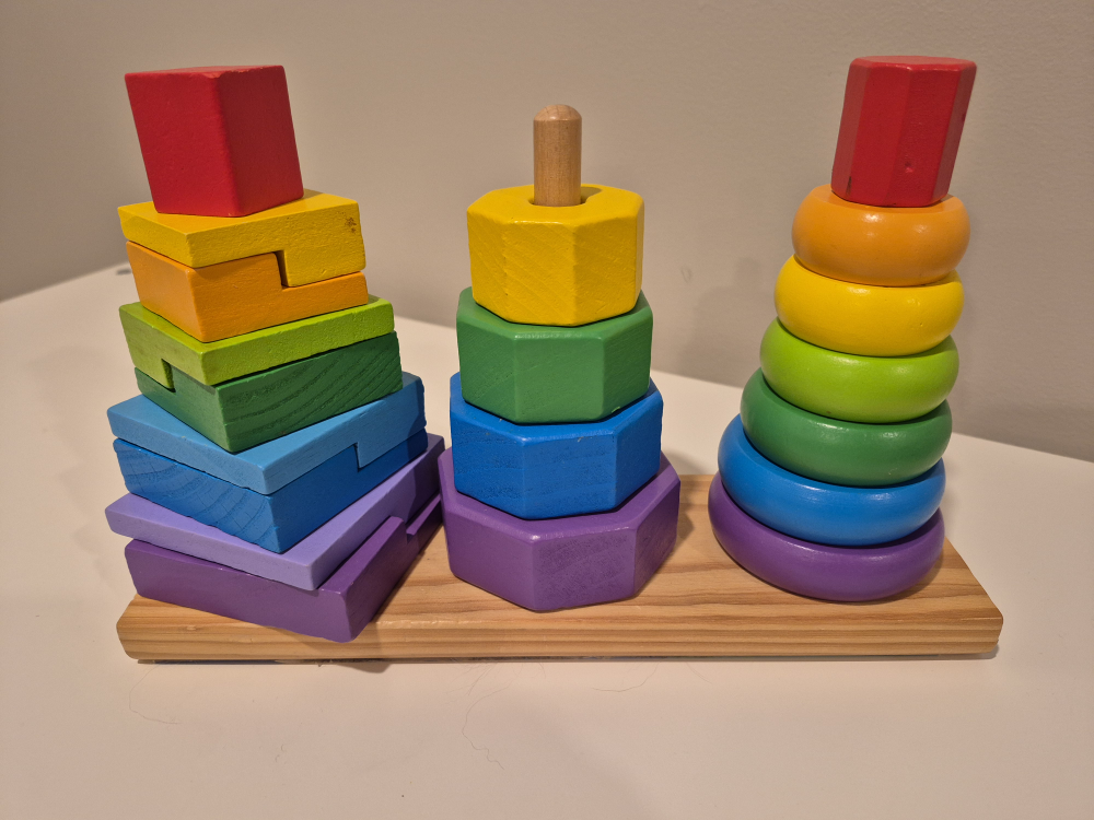 Melissa & Doug Wooden Stacking Toy - photo 3