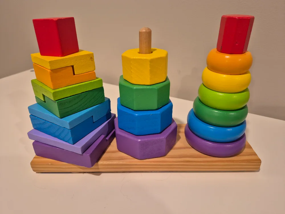 Melissa & Doug Wooden Stacking Toy image indicator(3)