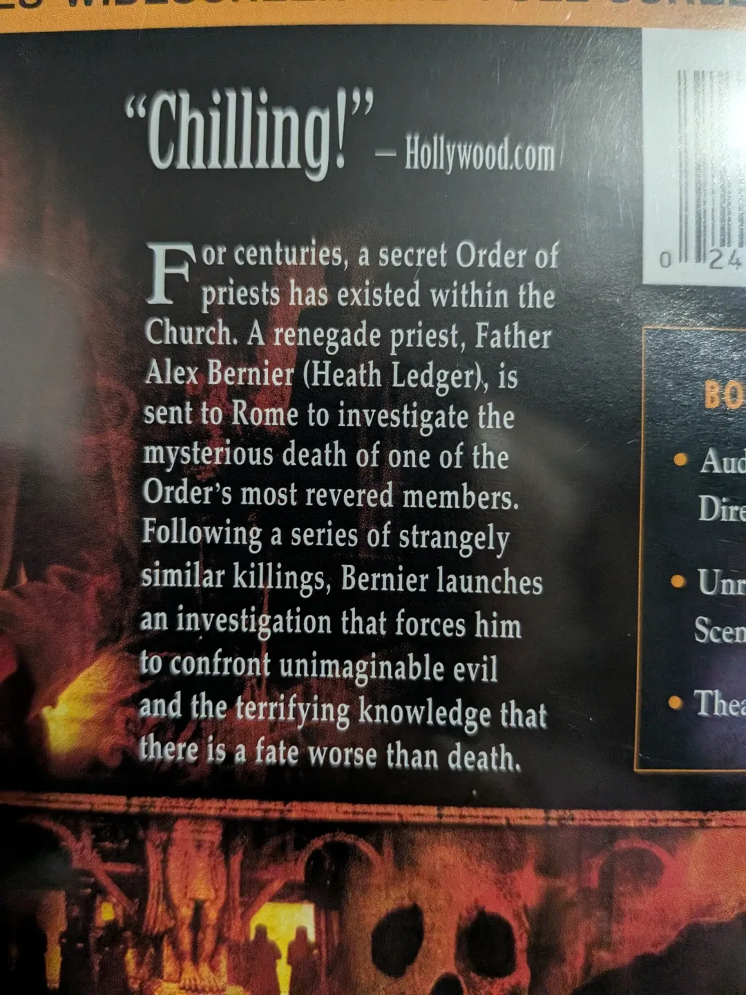 The Order (Heath Ledger) DVD image indicator(4)