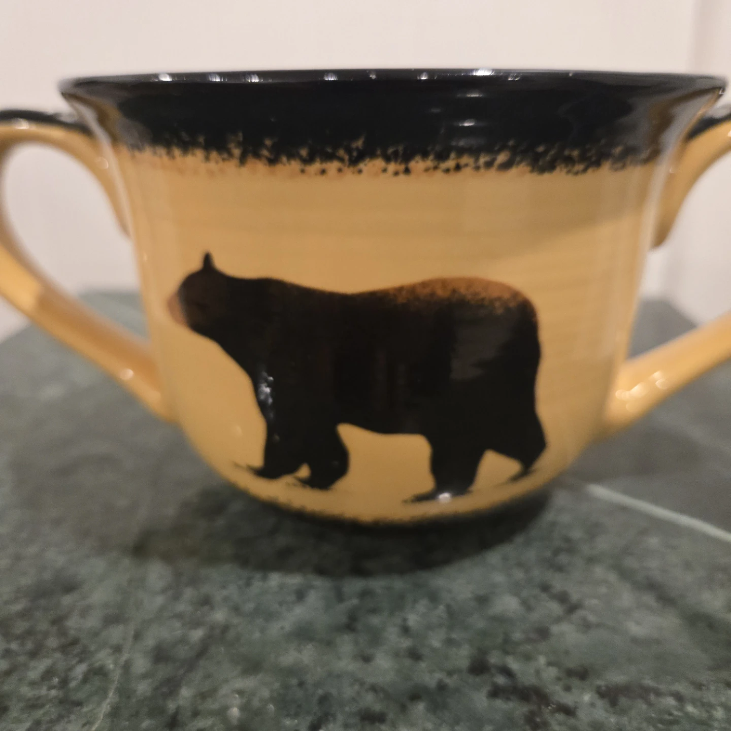 Big Sky Carvers Brushwerks Stoneware Soup Mug - photo 4