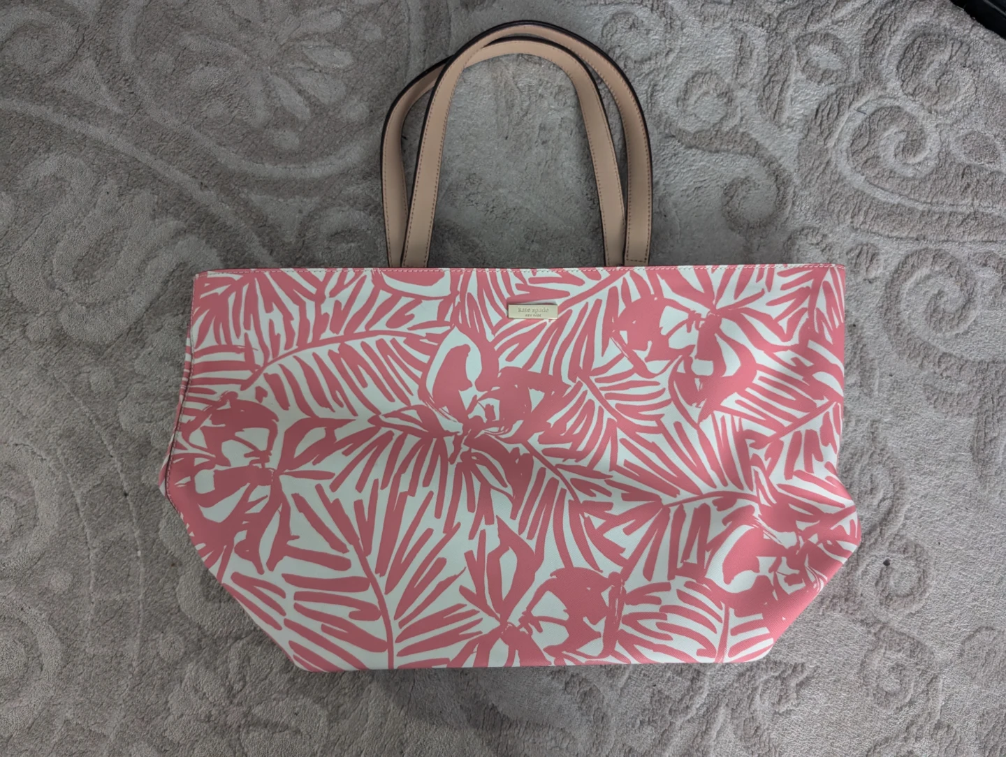 Kate Spade Tote Bag - Pink Floral Pattern