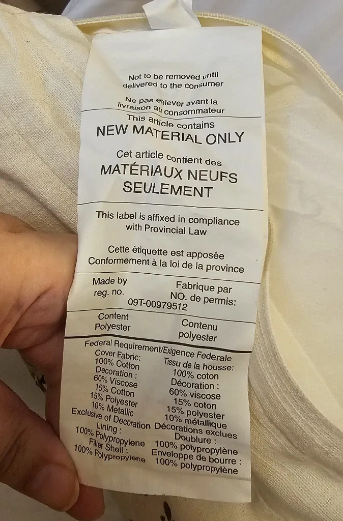 MultiColoured Pier 1 "Cold noses Warm Hearts" X-mas Decor Pillow image indicator(6)