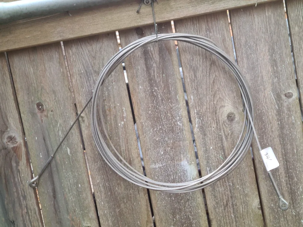 34' steel Cable