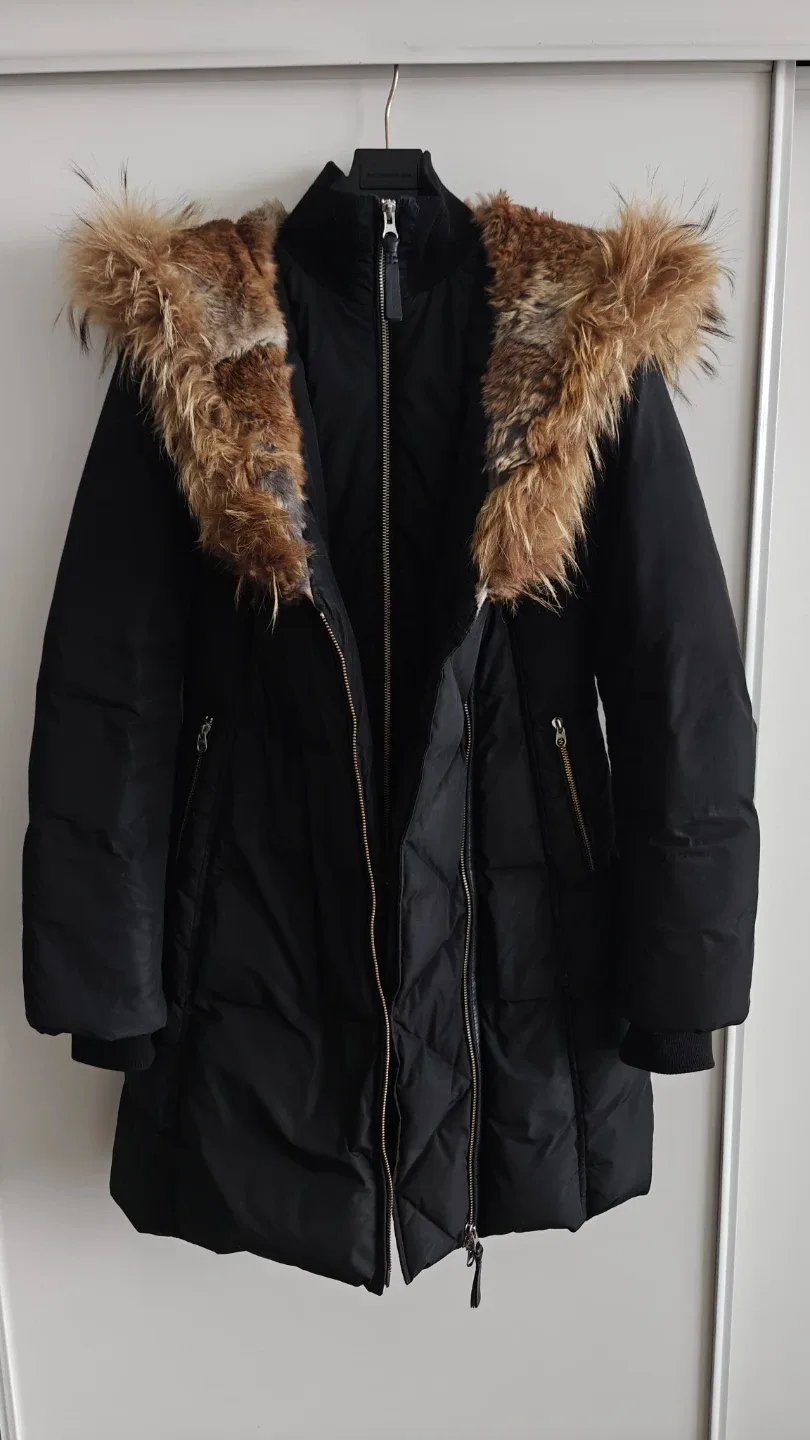 Mackage Trish-F Down Coat, Black (longline) (XS) image indicator(3)