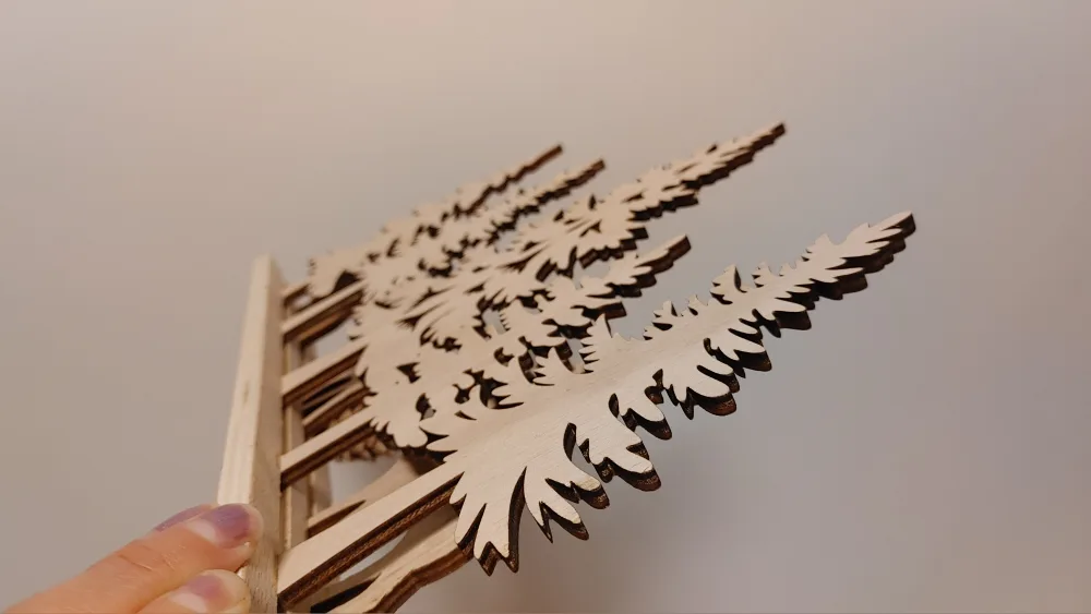 Wooden  Forest Scene Decoration New image indicator(7)