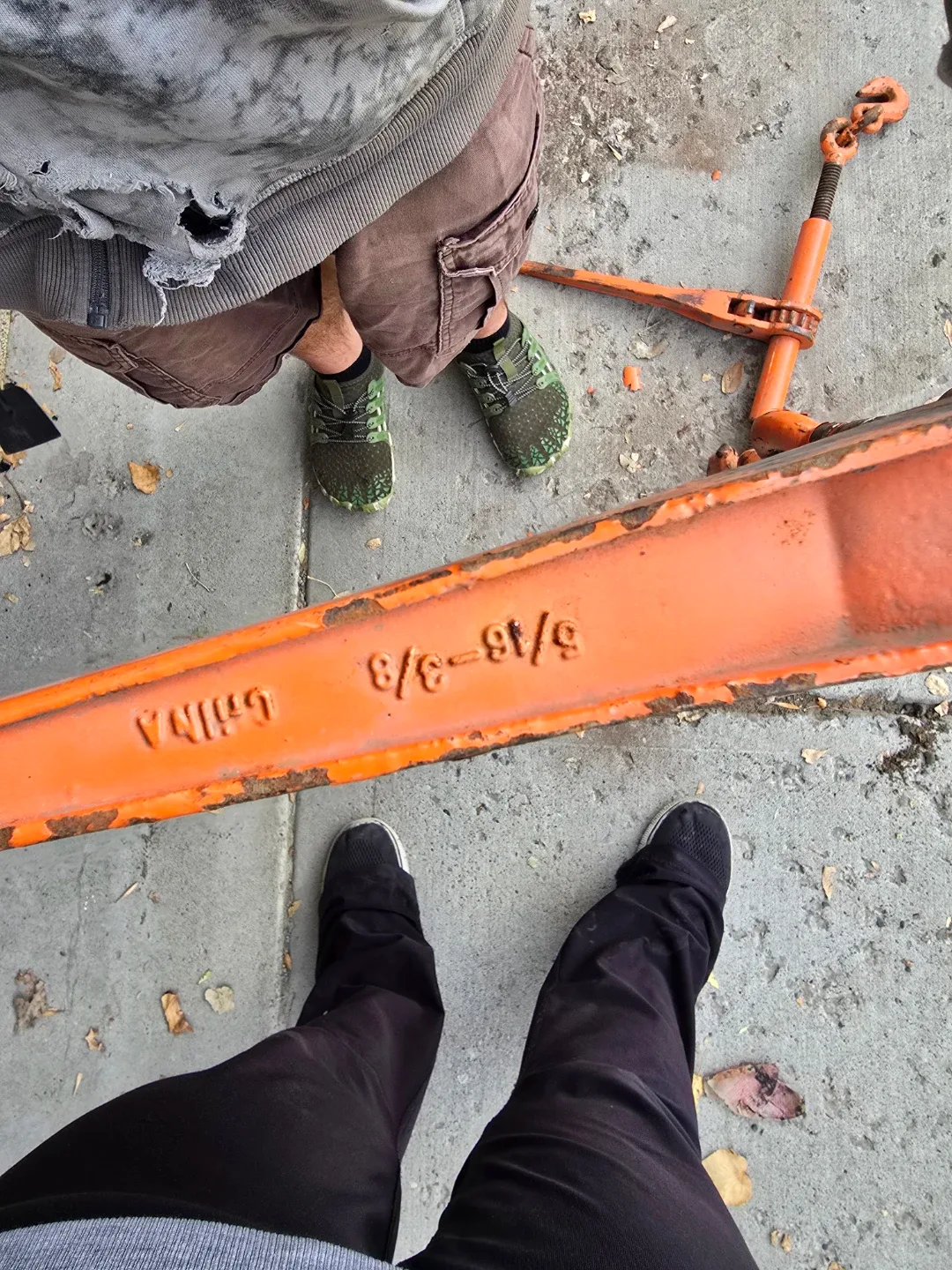 Orange Ratchet Load Binder - WLL 4100LBS image indicator(2)