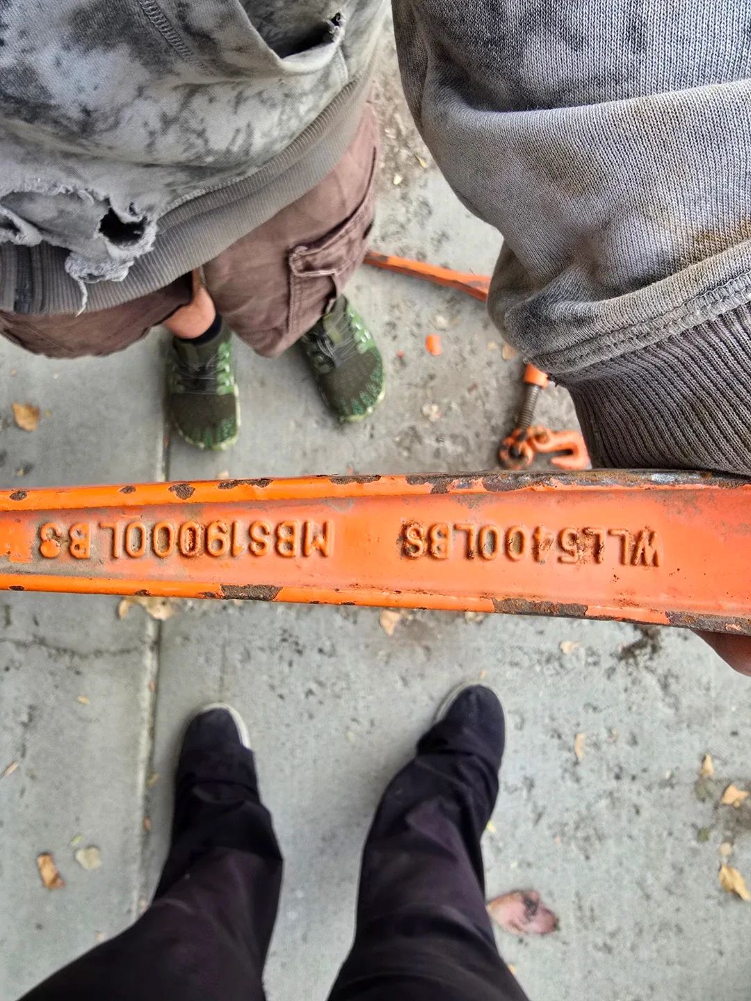 Orange Ratchet Load Binder - WLL 4100LBS image indicator(3)