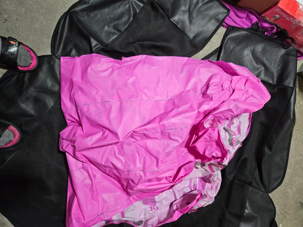 Pink Camo Inflatable Pool Float image indicator(4)