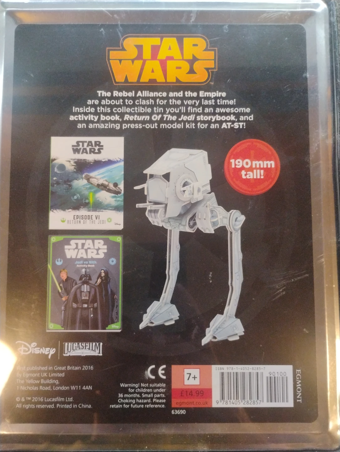 New Star Wars Darth Vader Storybook & AT-ST Model Kit - photo 2