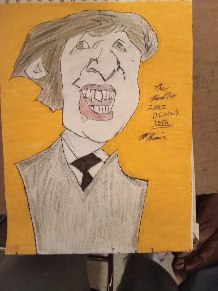 The Beatles Drawing Illustration by Custom Artist Sherwin image indicator(5)