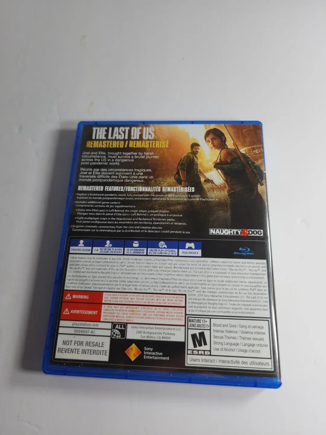 The Last of Us Remastered PS4 Game image indicator(2)