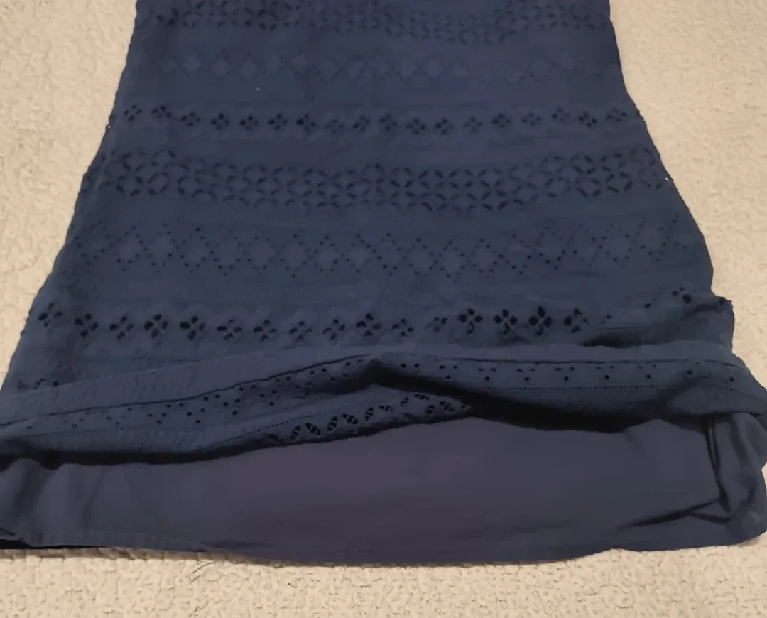 Heyton Navy Blue Sleeveless Dress - Size 10 image indicator(6)