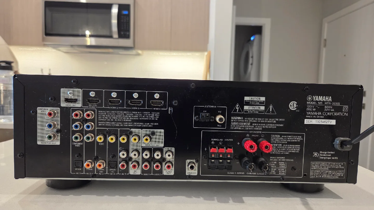 Yamaha HTR-3065 Natural Sound AV Receiver