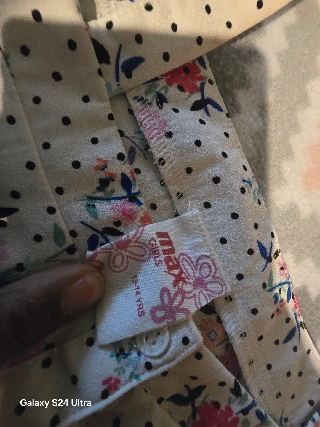 Max Girls Floral Dress, Size 13-14 YRS image indicator(3)