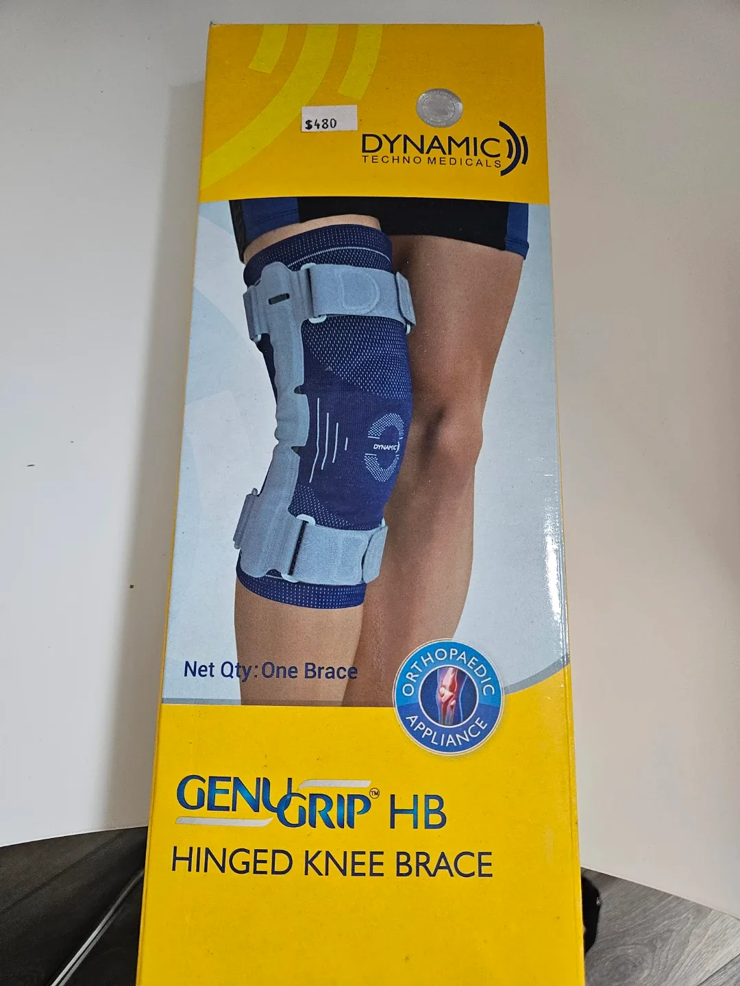 Dynamic Techno Medicals GenuGrip HB Hinged Knee Brace - S/Lt